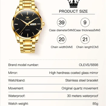 2022 Bărbați Ceasuri De Lux De Top De Brand Plin De Oțel Sport Impermeabil Cuarț Ceas Pentru Bărbați Moda Prezent Ceas Cronograf Relogio Masculino