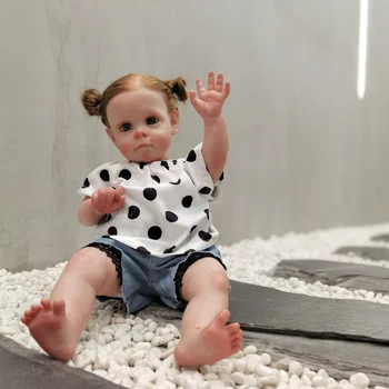 55CM Bebe Renăscut Soft Touch Sentiment cu Venele Vas de Păpuși Reborn Maggie Cadouri pentru Copii Jucării pentru Fete Muñecas Renăscut