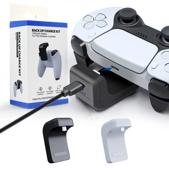 Pentru PS5 Controller Acumulator 1800mAh Cu Indicator LED Reda Și Înapoi Charge Kit Stander Pentru Playstation 5
