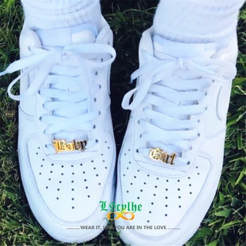Fetita Buckie Nume Personalizat de Pantofi cu catarame de Aur Umplut Personalizate engleza Veche Plăcuța de Pantofi Tag Pentru Femei Barbati Moda Bijuterii