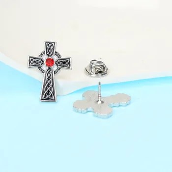 Cruce De Metal Seria Insigna Pin Creștin Catolic Personalizate Aliaj De Zinc Insigna Meserii Picură Biserica Brosa Insigna