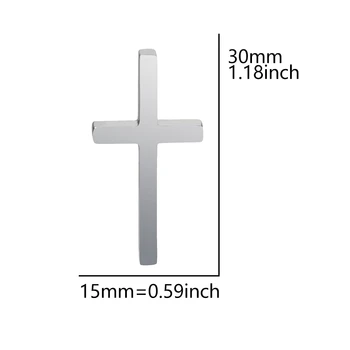 Personalitate Cruci Colier Barbati 45-60cm Lanțul de La Gât din Oțel Inoxidabil Coliere Pentru Barbati Femei Accesorii Moda Bijuterii