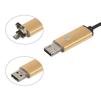 JCWHCAM 7mm USB Endoscop Cmos 10m lungime Cablu rezistent la apa Bronhoscop, Endoscop Masina de Inspecție Vizuală Camera Țeavă de Cupru Video