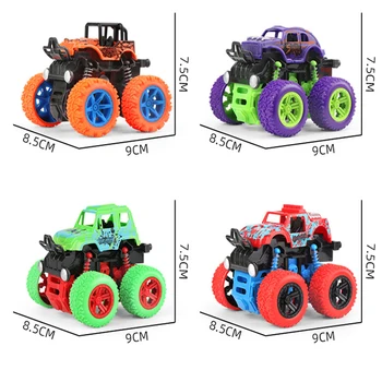 Copii Mașini de Jucărie Distractiv Dublu-Side Inerție Vehicul de Siguranță la Impact și Cădere Rezistență Sfărâma-Dovada Model pentru Copil