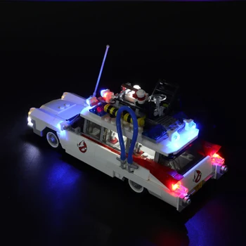 Iluminat cu LED Set DIY Jucării pentru Creator Ghostbusters 10274 Ecto-1(NU Include Modelul)