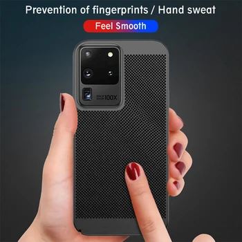 Disipare a căldurii Caz de Telefon Pentru Samsung S20 Ultra S20 Plus husa de Protectie Pentru Samsung Galaxy A51 A71 4G Gol PC Greu Capacul