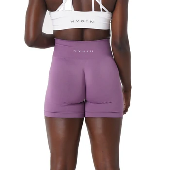 NVGTN Solid fără Sudură Pantaloni Lycra Spandex Femeile Moale Antrenament Colanti de Fitness, Costume de Yoga Pantaloni Sport Uzura
