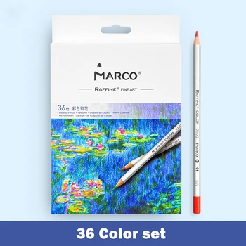 24/36/72 Culoare Marco Raffine Creioane Set pe bază de Ulei de Artă plastică Creion Stilou pentru Desen Vopsea Școală A6915