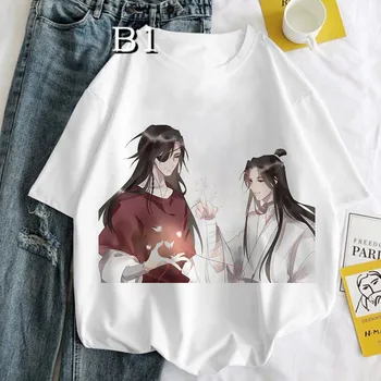 Estetic Desene animate Tian Guan Ci Fu Grafic de Imprimare T-shirt Femei Harajuku Topuri Tricou Tricou 2021 Moda de Vara Y2k Femei T Shirt