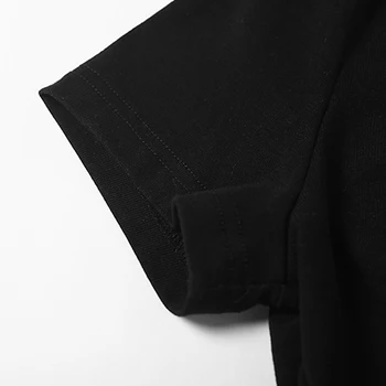 Kayotuas Femei T-Shirt Clasic De Vară Chic Casual Negru Simplu V-Gât Adânc Bandaj Slim Skinny Doamnelor Scurt Topuri De Cultură Streetwear