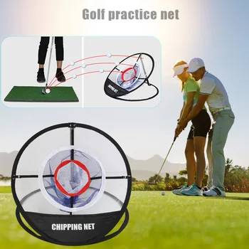 Golf Pop-UP de Interior, în aer liber Aschiere Pitching Cuști Rogojini Practică Usor Net de Golf de Formare Sida Metal + Net