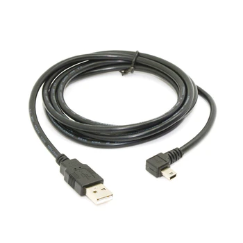 USB 2.0 Male la USB Mini SUS Jos Stânga Dreapta în Unghi de 90 de Grade, Cablu 0.25 m 0.5 m 1.8 m 3m 5m pentru Camera MP4 Tableta