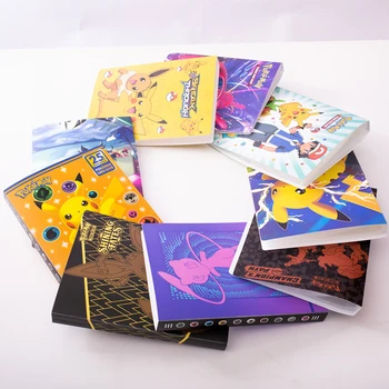 240Pcs Carduri Pokemon Album Book Jocuri Charizard Pikachu Anime Jucării de Colecție Card Pachet de Colectare Broșură Cadouri pentru Copii Jucarii